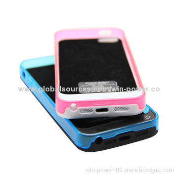 Colorful Power Bank Cases, Fit for iPhone 5/5S, 2,200mAh CapacityNew